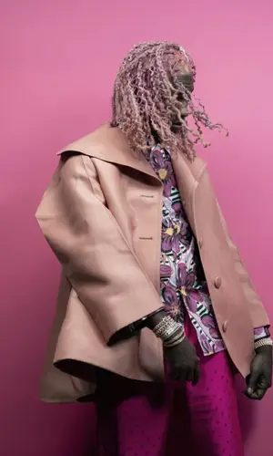 Young Thug wearing Marni shirt