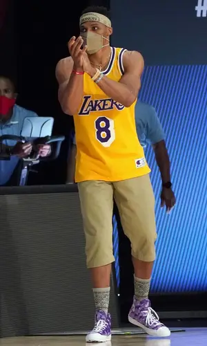Russell Westbrook wearing Honor The Gift sock