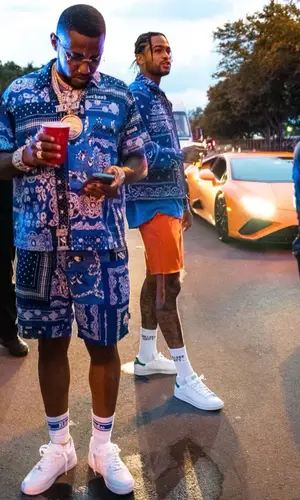 Fabolous wearing Neighborhood shirt