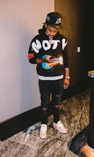 Babyface Ray wearing Kid Cudi Merch hoody