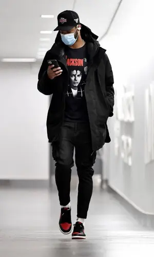 Cassius Stanley wearing WyCo Vintage t-shirt