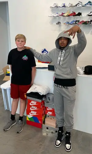G Herbo wearing Celine hoody