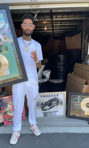 PnB Rock wearing Chrome Hearts eyewear