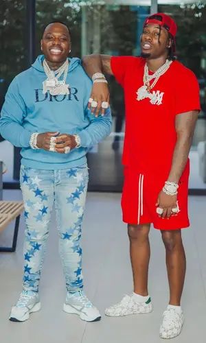 BandMan Kevo wearing Dior sweatshirt