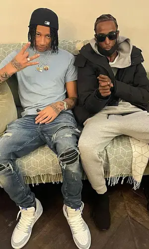 Digga D wearing Nike sneakers