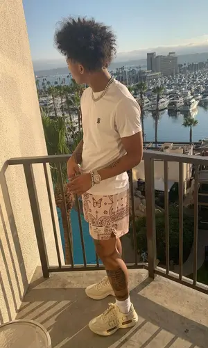 Mikey’s Outfit in Burberry T-Shirt, Ryoko Rain Shorts & Gucci Sneakers (2021)
