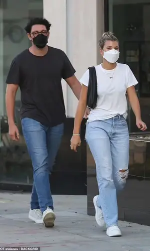 Sofia Richie wearing Alaïa sneakers