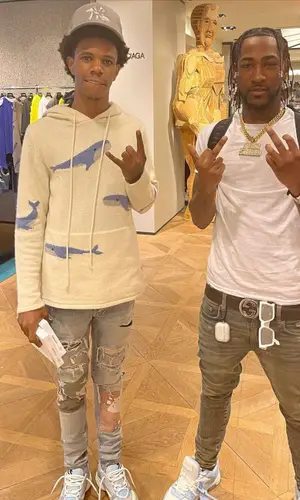 Ron Suno wearing Gucci belt