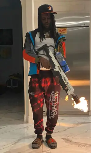 Chief Keef wearing The Boring Company other