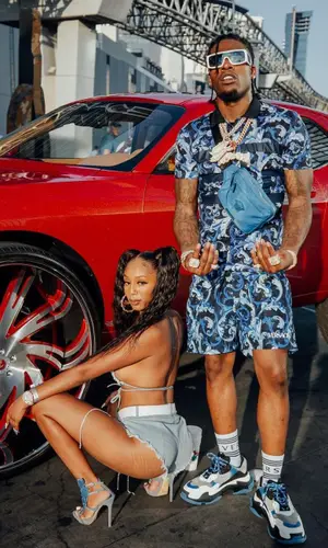 CJ So Cool wearing Versace sock