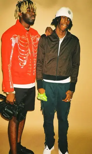 Yung Bans wearing Alchemist pants