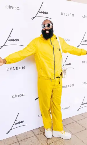 James Harden wearing Bottega Veneta boots
