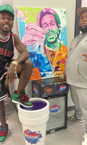 Sauce Walka wearing Supreme jersey
