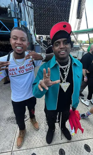 Ski Mask The Slump God wearing Dior sock