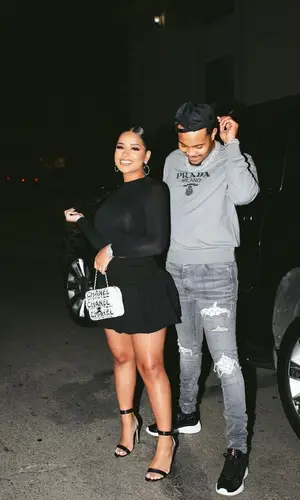 G Herbo wearing Prada sweatshirt