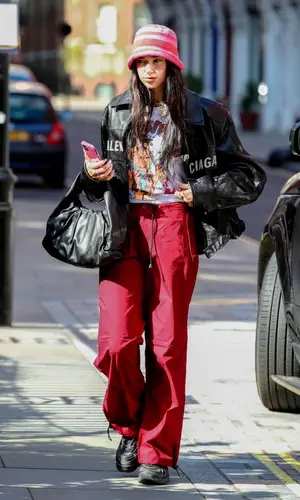 Dua Lipa wearing Balenciaga jacket