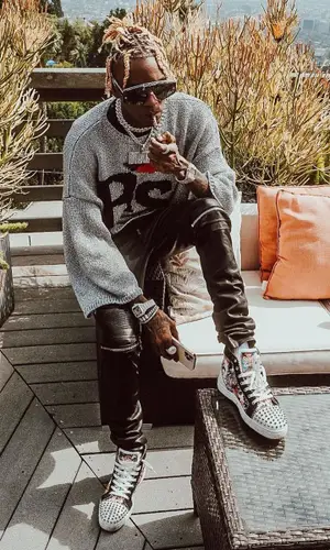 Soulja Boy wearing Dior eyewear