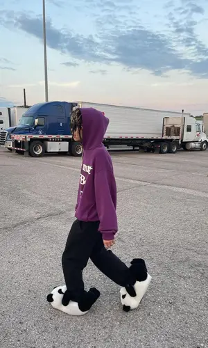 Iann Dior’s Outfit in Cactus Plant Flea Market Hoodie, Spider Worldwide Pants & Kanye West Merch (2021)