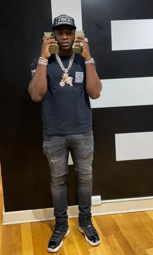 Bankroll Freddie wearing Chrome Hearts cap