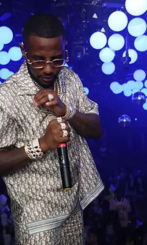 Fabolous wearing Dior shirt