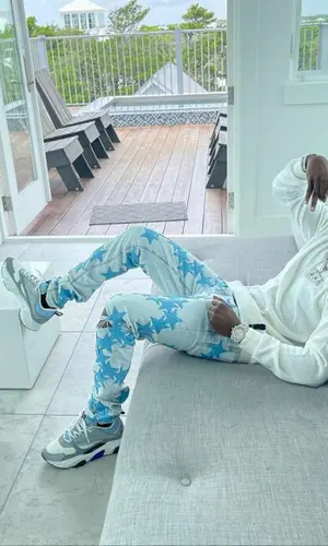 Jackboy wearing Fendi sweater