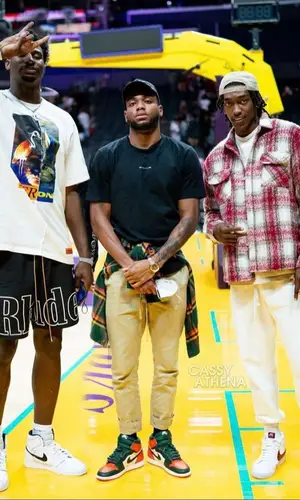 Jaren Jackson Jr.’s Outfit in Heron Preston T-Shirt, Rhude Shorts & Nike Sneakers (2021)