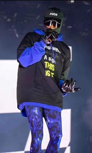 Playboi Carti wearing Vetements cap