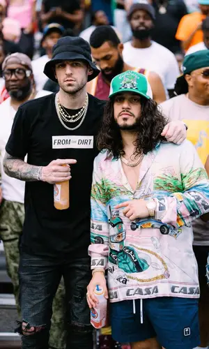 Russ wearing Casablanca cap