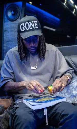 Wiz Khalifa wearing Steve D. Katz other