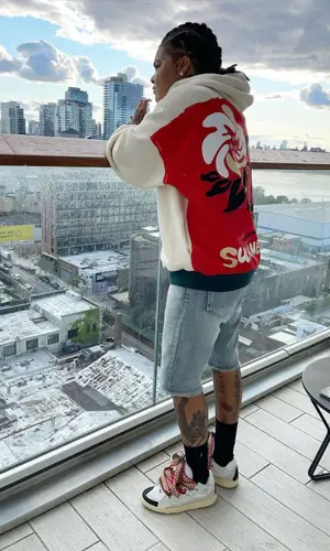 Young M.A wearing Marni hoody