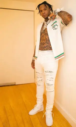 Moneybagg Yo wearing Calvin Klein underwear