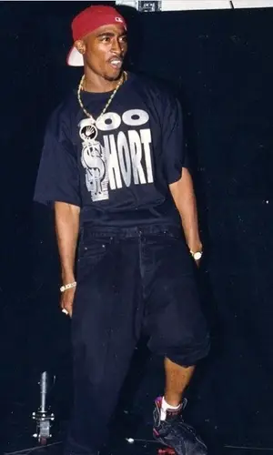 2Pac wearing Karl Kani jeans