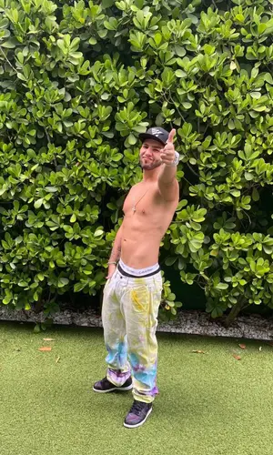 Manuel Turizo wearing Paper Planes cap