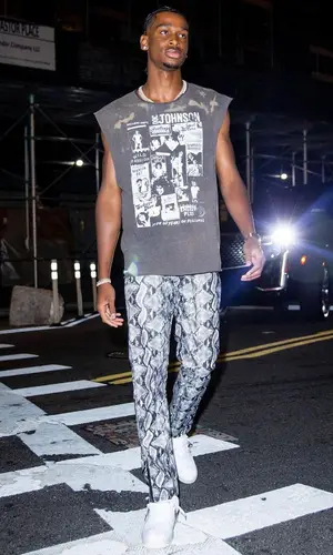 Shai wearing Gallery Dept. top