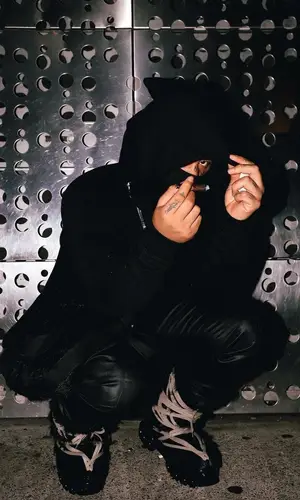 Trippie Redd wearing Akings jeans