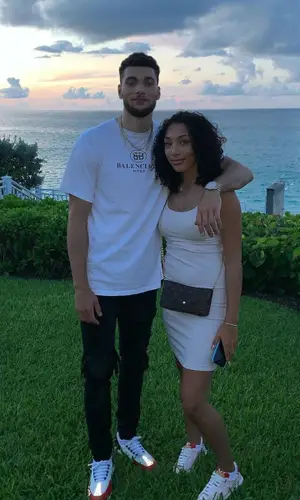 Zach LaVine wearing Balenciaga t-shirt