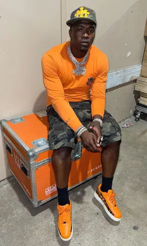 Bankroll Freddie wearing Chrome Hearts cap