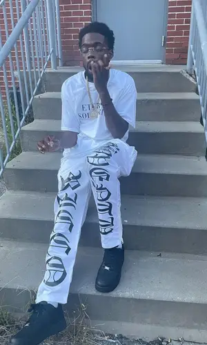 Seddy Hendrinx wearing Eternal Solidarity t-shirt