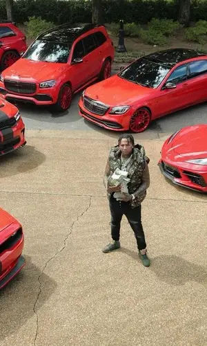 Moneybagg Yo wearing Calvin Klein underwear