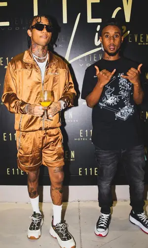Slim Jxmmi wearing Amiri jeans