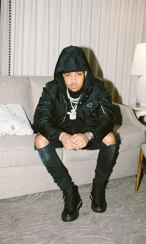 G Herbo wearing Prada hat