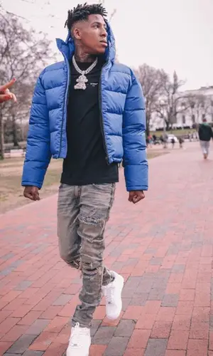 NBA YoungBoy wearing Balenciaga jacket