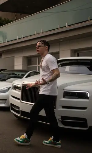 Lil Mosey wearing Chrome Hearts t-shirt