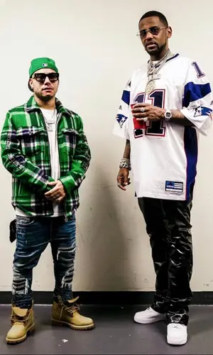 Fabolous wearing Adidas jersey