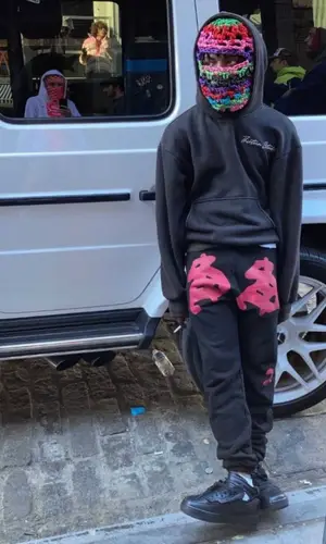 Ian Connor’s Outfit in Two Seven Pants, Nike Sneakers & Comme Des Garcons (2021)