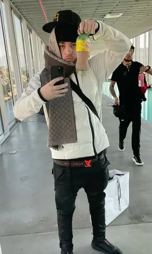 Yeat wearing Prada sneakers