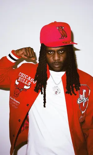 Chief Keef wearing OVO t-shirt