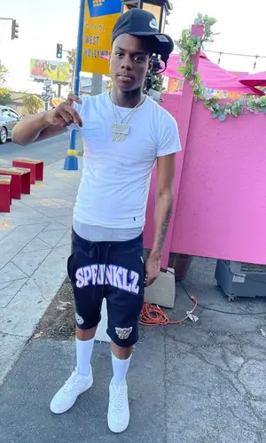 DCG Bsavv wearing Sprinklz shorts
