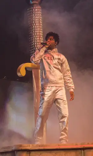 21 Savage wearing Celine hoody
