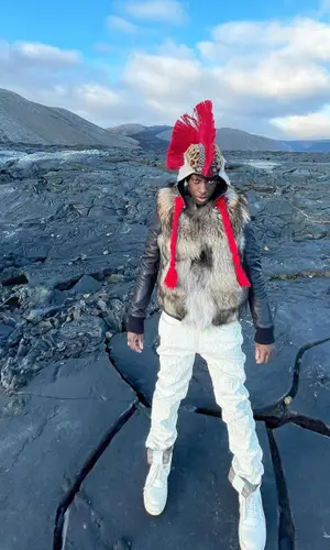 Bloody Osiris wearing Junya Watanabe hat